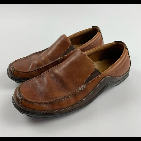 Cole Haan | Shoes | Cole Haan Brown Leather Slip On Loafers  display picture 1